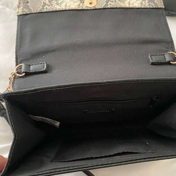 Atmosphere Y2K Snake Print Thin Purse Envelope Purse Adjustable Strap Bag - Picture 4 of 11